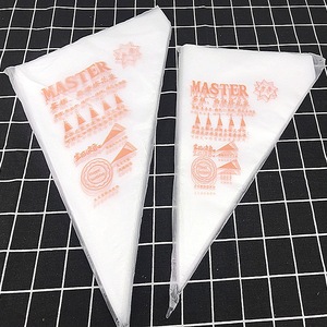 Sacchetto di pasticceria stampato personalizzato usa e getta da 100 pezzi sacchetto <span class=keywords><strong>per</strong></span> Piping facile torta crema fai da te Set di strumenti di decorazione <span class=keywords><strong>per</strong></span> <span class=keywords><strong>dolci</strong></span> accessori <span class=keywords><strong>per</strong></span> la cottura - Product Image 2