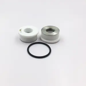 Aluminum oxide Alumina 32mm Thread M14 Laser Ceramic Ring parts for Fiber Cutting Machine