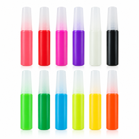 Peinture acrylique lumineuse 6 ml, pigment 3D qui brille dans le noir, absorbant la lumière, imperméable, résistant au soleil, revêtement artistique pour peinture à la main
