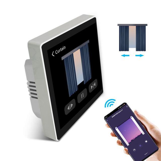 First in the Graffiti Series Smart Home Panel with OLED Touch Screen Remote Switch and Scene Switch Function Initial Release