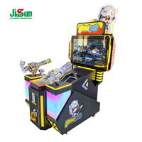 Machine d'arcade de tir Gatling pour 2 joueurs, multi-jeux, à monnayeur, pour centre de jeux