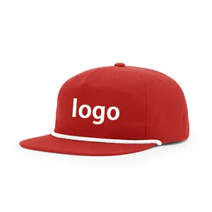 2024 новый дизайн, вышивка с логотипом на заказ, 5-панельная бейсболка, хлопковая пустая Высококачественная уличная шляпа с плоскими полями
