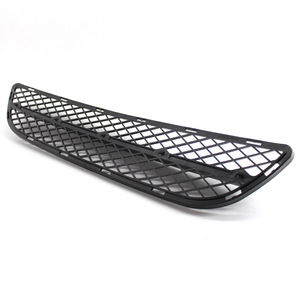Bmw E90 Fog <b>Light</b> Bezels Black Abs Lower Center Grille Clip On Front Bumper Cover Left Right - Product Image 2
