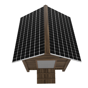 <span class=keywords><strong>Cathouse</strong></span> Clapier à Lapins Résistant aux Intempéries Abri en Bois Extérieur pour Chats Sauvages Lapins Poulets Motif Solide Cachette de Petits Animaux - Product Image 6