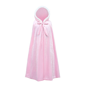 Vente en Gros Chaud Manteau Or Velours Fille Princesse Robe Style <span class=keywords><strong>Belle</strong></span> <span class=keywords><strong>et</strong></span> <span class=keywords><strong>la</strong></span> Bête Cape Cosplay Baptême Enfant Vêtements Enfant Robe - Product Image 6