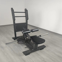 Nouvelle conception d'équipement de fitness chargé de plaque debout abducteur hanche poussée constructeur de machines