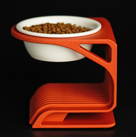 Support de gamelle surélevée créatif pour animaux de compagnie, imprimé en 3D (impression PLA), personnalisable et impression par lots, impression 3D de modèles haute précision sur mesure