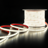 Bande LED COB 3000K 4000K 6000K 220V 240 LED, découpable, flexible, extérieure, IP65, pour décoration de placard et sapin de Noël