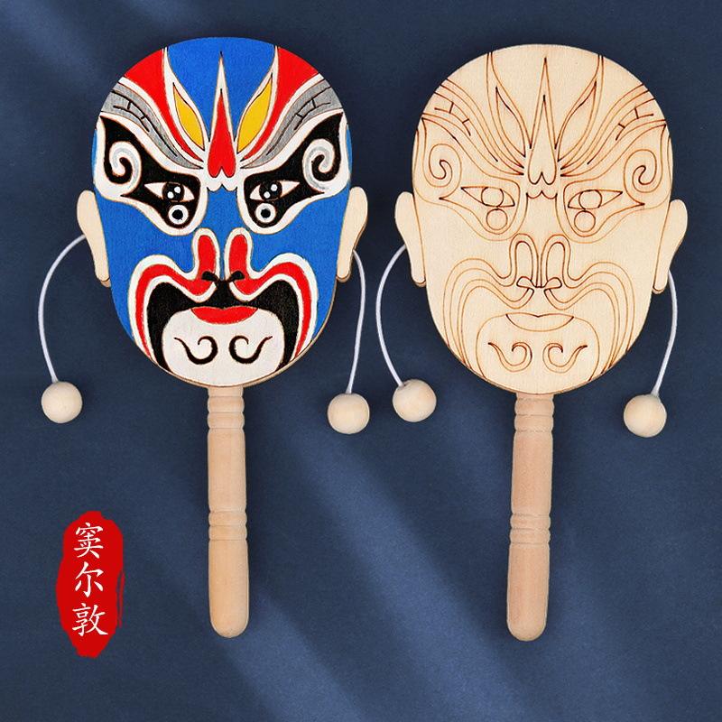 Opéra de Pékin dessin au trait hochet-dou rundun + image de référence