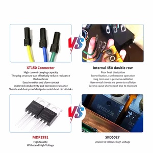 <span class=keywords><strong>Kit</strong></span> Motore Elettrico per Bicicletta 2000W 48V con Controller 52V 45A, Display LCD e Cerchi MTX per Conversione E-Bike - Product Image 5