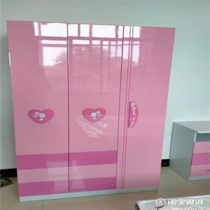 최신 나무 상자 침대 디자인 현대 침실 가구 세트 퀸 사이즈 침대 소녀 - Product Image 5
