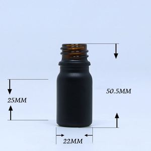 Matte Black <b>Glass</b> <b>Spray</b> Bottles with Gold Black Pump Sprayer Refillable Perfume Bottle - Product Image 3