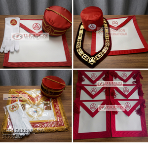 Accessoires de Regalia les plus magnifiques pour la Franc-Maçonnerie – Prix Compétitif – Cuir, Velours Rouge, Blanc Brodé, Bleu – Maçonnique Royal Arch - Product Image 2