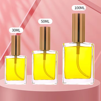 Flacon de parfum vide de luxe personnalisé et unique, en verre, avec bouchon à vis couronne, pour échantillons de parfum et diffuseur à bâtonnets