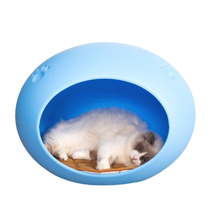 Compagnie <span class=keywords><strong>Chat</strong></span> Maison <span class=keywords><strong>Grotte</strong></span> et Maison Fournitures Pour Animaux <span class=keywords><strong>de</strong></span> compagnie En Plastique Maison Blanc/Gris (48x42x29cm) - Product Image 2