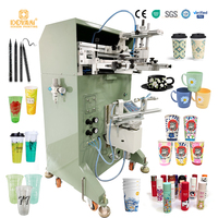 Machine d'impression sérigraphique semi-automatique pour tasses, bouteilles en verre et tubes en plastique, impression sérigraphique pour café, eau, cosmétiques, papiers