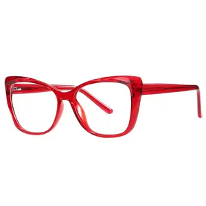 TR90 Frame Glasses Trend European And American Spring Cat Eye Black Frame In Stock