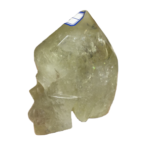 Natural cráneos de cristal de mano de cristal tallado artesanía colección de escultura de cráneos de cristal tallado - Product Image 1