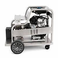 Nettoyeur haute pression industriel portable 500 bars à essence SS201, 18 L/min, pour le nettoyage des égouts