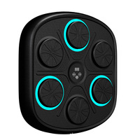 Machine de boxe murale connectée intelligente pour entraînement sportif à domicile, en PU, avec musique et cible LED