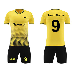 Completi da Calcio Traspiranti all'Ingrosso, Maglie da Allenamento per Uomo, Asciugatura Rapida, Stampa a Trasferimento Termico, Pantaloncini 100% Poliestere, Uniformi - Product Image 3