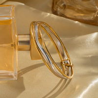Bracelet personnalisé en or et argent assorti, en acier inoxydable imperméable, 3 couches, pour femmes, bijoux TGSZ3145