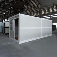Casa Contenedor Prefabricada Plegable de Construcción Rápida, Venta al Por Mayor, Casa Contenedor Modular Portátil Plegable, Tamaño Personalizado para Vivienda u Oficina