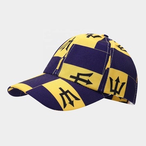 Casquettes de baseball réglables avec drapeau national imprimé numériquement, casquette de sport B-4037 - Product Image 2