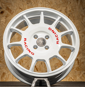 Roue de sport de course à revêtement blanc personnalisé de 16 ''à 24'' Roue/jante forgée pour voitures de sport, pour Subaru,<span class=keywords><strong>Fiat</strong></span>,Nissan PCD 4x98 4x100 - Product Image 1