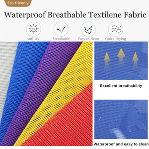 STARUNK Tissu de chaise d'extérieur imperméable de haute qualité Tissu de maille en polyester enduit de PVC résistant à l'usure anti-UV pour chaises de jardin - Product Image 4