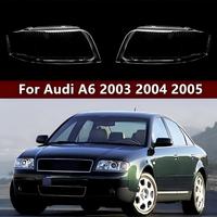 Coque transparente avant pour phare et boîtier de phare pour Audi A6 2003-2005