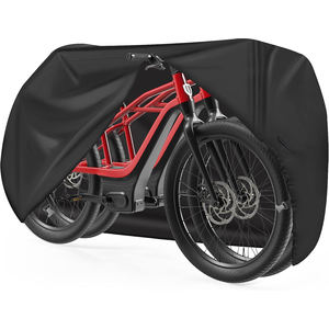 Sac <span class=keywords><strong>de</strong></span> rangement à boucle coupe-vent anti-neige 210d Oxford PU Cover Bike Cover pour <span class=keywords><strong>2</strong></span> ou 3 <span class=keywords><strong>vélos</strong></span> - Product Image 3