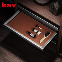 Boîte de rangement en cuir kav Mousant série meubles quincaillerie garde-robe accessoires tiroir organisateur pour garde-robe