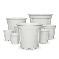 Pot de Bonsaï en Plastique Coloré Contemporain et Léger, Grand Format, avec Trou de Drainage, Idéal pour Semis et Utilisation Extérieure en Jardin