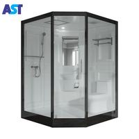 Bon Prix décrochage kits intelligent wc siège de toilette en verre sans cadre cabines de douche douche chambres