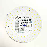 Module de lampe de plafond à LED SMD 2835 sur substrat en aluminium rond, dimmable, 3000-6000K, 120V, 24W, 2400LM, Ra80