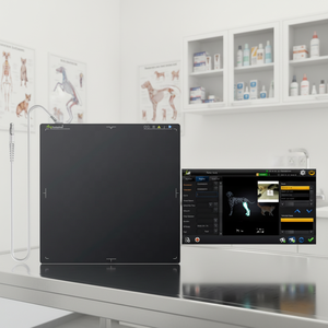 Röntgen Cihazı Düz Panel Dedektörlü Hastane Tipi DR Cihazı DROC E-COM Yazılımı ile En İyi Fiyat Düz Panel Dedektörlü Evcil Hayvan - Product Image 1