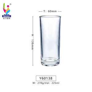 Bicchieri Highball trasparenti bicchieri da <span class=keywords><strong>acqua</strong></span> bicchiere da <span class=keywords><strong>acqua</strong></span> bicchiere da bere per bevande Set di bicchieri da stampa <span class=keywords><strong>fornitura</strong></span> di fabbrica - Product Image 2