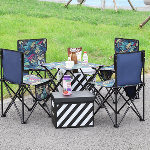 <span class=keywords><strong>Mesa</strong></span> Plegable Portátil <span class=keywords><strong>de</strong></span> Metal para Exteriores, Ideal para Playa, Parque o Viajes, Económica y Promocional al por Mayor - Product Image 4