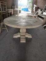 Tables basses en bois d'orme blanchi rustique naturel de reproduction antique asiatique de gros chinois