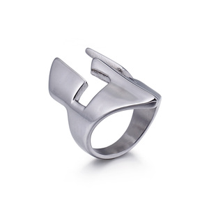 Nuevo diseño de anillos de acero inoxidable, retro especial casco espartano Gladiador caballo anillo de <span class=keywords><strong>hombre</strong></span>/ - Product Image 1