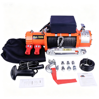 Oferta Especial: Cabrestante Eléctrico de Cuerda Sintética de 4000 lbs, 12V/24V, Impermeable, con Control Remoto Inalámbrico para Recuperación de SUV 4x4 y Todoterreno