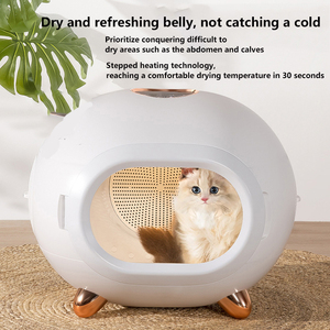 Petdom Fournitures pour animaux de compagnie : Séchoir intelligent de haute qualité, capacité 68L, conception intégrée, blanc - Product Image 4
