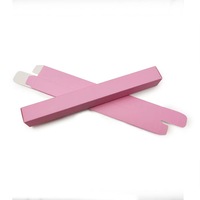 Boîtes cadeaux tube en carton personnalisées pour l'emballage petite boîte à cils carrée laser rose or brillant à lèvres vide boîte en papier eyeliner