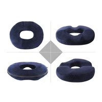 Coussin orthopédique en mousse à mémoire de forme, coussin en forme de donut pour voiture, siège de bureau, soulagement de la douleur, hémorroïdes, soutien du coccyx et du dos