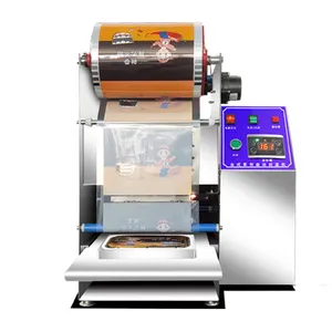Special Design High-accuracy Custom Vertical Sealing Packaging Bags Machine Food Tray Sealing Machine Tray Sealer Plastic 5m/min