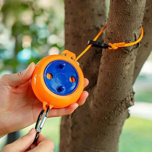 Corde à linge rétractable portable de 10 m/32,8 pi pour le camping en plein air, organisateur de vêtements léger, séchoir à linge de voyage en gros - Product Image 5