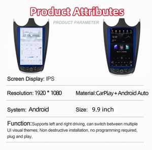 Autoradio Android 13 9,9'' RoadNavi avec écran HD, navigation pour McLaren 540 <span class=keywords><strong>570</strong></span> GT 2015-2021, lecteur multimédia vidéo, Carplay, GPS - Product Image 6