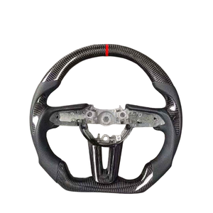 Volante Personalizado de Cuero y Fibra de Carbono con Calefacción para <span class=keywords><strong>Mazda</strong></span> 3, 6, CX30, Forma F1, Sedán 2019, 2020, 2021, 2022, <span class=keywords><strong>2023</strong></span>, 2024, 2025, 2026 - Product Image 5