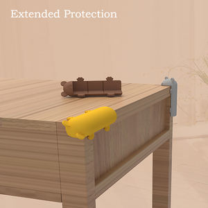 Probebi extensible bébé sécurité silicone coin protecteur table fenêtre coin protecteur pour enfants pré-enregistré animal silicone coin protecteur - Product Image 5